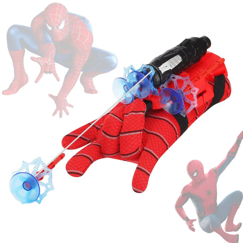 Disney Anime Figure Wrist Launcher ML Legends Spiderman Shooters Toys Spider Man Cosplay Accessories Props Gloves Gift kids Toy